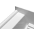 Swanstone VP6030CPANL.010 60" x 30" x 6" Solid Surface Alcove Shower Pan with Left Hand Drain in White