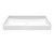 Swanstone 60" x 34" x 6" Solid Surface Alcove Shower Pan with Center Drain in White - VP6034CPAN.010