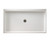 Swanstone FF03260MD.010 32 x 60 Veritek Alcove Shower Pan with Center Drain in White