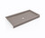 Swanstone SF03260MD.212 32 x 60  Alcove Shower Pan with Center Drain Clay