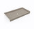 Swanstone SF03260MD.218 32 x 60  Alcove Shower Pan with Center Drain Limestone