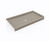 Swanstone 32 x 60 Alcove Shower Pan with Center Drain - Limestone - SF03260MD.218
