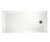 Swanstone 30" x 60" Alcove Shower Base / Pan with Left Hand Drain in White - SB03060LM.010