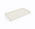 Swanstone SB03060RM.037 30 x 60  Alcove Shower Pan with Right Hand Drain in Bone
