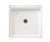 Swanstone 42 x 42 Veritek Alcove Shower Pan with Center Drain in White - FF04242MD.010