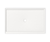 Swanstone FF03860ND.010 ANSI B Veritek Alcove Shower Base with Center Drain in White 60" x 38" x 3"