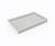 Swanstone 34 x 54 Alcove Shower Pan with Center Drain - Birch - SF03454MD.226