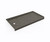 Swanstone SR03260LM.209 32 x 60  Alcove Shower Pan with Left Hand Drain Charcoal Gray
