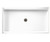 Swanstone 34" x 60" Alcove Shower Base / Pan with Center Drain in White - SF03460MD.010