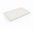 Swanstone SF03660MD.018 36 x 60 Alcove Shower Pan with Center Drain in Bisque