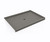 Swanstone SF04260MD.215 42 x 60  Alcove Shower Pan with Center Drain Sandstone