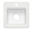 Swanstone BS01515.010 15 x 15 Undermount Or Drop-In Entertainment Sink in White