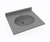 Swanstone Ellipse 22 x 25 Single Bowl Vanity Top in Ash Gray - VT02225.203
