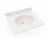 Swanstone Ellipse 22 x 25 Single Bowl Vanity Top in Carrara - VT02225.221