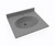 Swanstone Chesapeake 22 x 25 Single Bowl Vanity Top in Ash Gray - CH02225.203