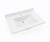 Swanstone Contour 22 x 31 Single Bowl Vanity Top in White - CV02231.010