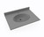 Swanstone Chesapeake 22 x 31 Single Bowl Vanity Top in Ash Gray - CH02231.203