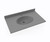 Swanstone CH02237.203 Chesapeake 22 x 37 Single Bowl Vanity Top in Ash Gray
