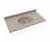 Swanstone Chesapeake 22 x 43 Single Bowl Vanity Top in Limestone - CH02243.218