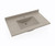 Swanstone Contour 22 x 37 Single Bowl Vanity Top in Limestone - CV02237.218
