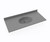 Swanstone Chesapeake 22 x 49 Single Bowl Vanity Top in Ash Gray - CH02249.203