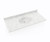 Swanstone CH02249.130 Chesapeake 22 x 49 Single Bowl Vanity Top in Ice