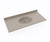 Swanstone Chesapeake 22 x 49 Single Bowl Vanity Top in Limestone - CH02249.218