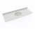 Swanstone VC02261.226 Ellipse 22 x 61 Single Bowl Vanity Top in Birch