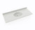 Swanstone Chesapeake 22 x 55 Single Bowl Vanity Top in Birch - CH02255.226
