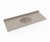 Swanstone Chesapeake 22 x 61 Single Bowl Vanity Top in Limestone - CH02261.218