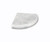Swanstone Corner Soap Shelf in Ice - ES20000.130 - 4¾" W × 4¾" D × ½" H