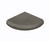 Swanstone ES20000.209 Corner Soap Dish in Charcoal Gray