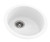 Swanstone US00018RB.130 18 3/8" Undermount Round Bowl Sink in Ice