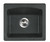 Swanstone 16 x 18 Granite Undermount Or Drop-In Bar Sink in Nero - QZ01816BS.077