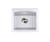 Swanstone 16 x 18 Granite Undermount Or Drop-In Bar Sink in Opal White - QZ01816BS.210