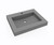 Swanstone WB2218.203 18 1/8" x 22 1/8" Vessel Single Bowl Sink - Ash Gray