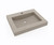 Swanstone WB2218.218 18 1/8" x 22 1/8" Vessel Single Bowl Sink - Limestone