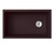 Swanstone 22 x 33 Granite Undermount Single Bowl Sink in Espresso - QU03322SB.170