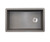 Swanstone 22" x 33" Granite Undermount Single Bowl Sink in Metallico - QU03322SB.173