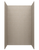 Swanstone 36 x 36 x 96 Traditional Subway Tile Glue up Shower Wall Kit in Limestone - TSMK963636.218