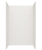Swanstone 36 x 36 x 96 Traditional Subway Tile Glue up Shower Wall Kit in Birch - TSMK963636.226