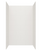 Swanstone 36 x 50 x 96 Traditional Subway Tile Glue up Shower Wall Kit in Birch - TSMK963650.226