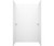 Swanstone 36 x 62 x 96 Traditional Subway Tile Glue up Shower Wall Kit in White - TSMK963662.010