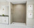 Swanstone TSMK963662.218 36 x 62 x 96 Traditional Subway Tile Glue up Shower Wall Kit in Limestone