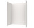 Swanstone 42 x 62 x 84 Traditional Subway Tile Glue up Shower Wall Kit in Bisque - TSMK844262.018