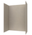 Swanstone 42 x 62 x 84 Traditional Subway Tile Glue up Shower Wall Kit in Limestone - TSMK844262.218