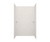 Swanstone TSMK843262.040 32 x 62 x 84  Traditional Subway Tile Glue up Shower Wall Kit in Bermuda Sand