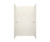 Swanstone MSMK843062.011 30 x 62 x 84  Modern Subway Tile Glue up Shower Wall Kit in Tahiti White