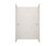 Swanstone MSMK843062.040 30 x 62 x 84  Modern Subway Tile Glue up Shower Wall Kit in Bermuda Sand