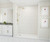 Swanstone TSMK843662.010 36 x 62 x 84 Traditional Subway Tile Glue up Shower Wall Kit in White